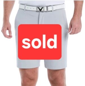 🛑SOLD🛑Callaway Men's Performance Golf Shorts Gray Size 36 with Mega Pocket NWT